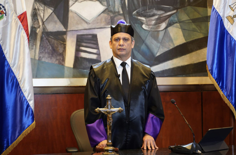 Henry Molina, presidente de la Suprema Corte de Justicia y del Consejo del Poder Judicial.