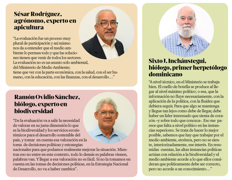 Sésar Rodríguez, Ramón Ovidio Sánchez y Sixto J. Incháustegui.
