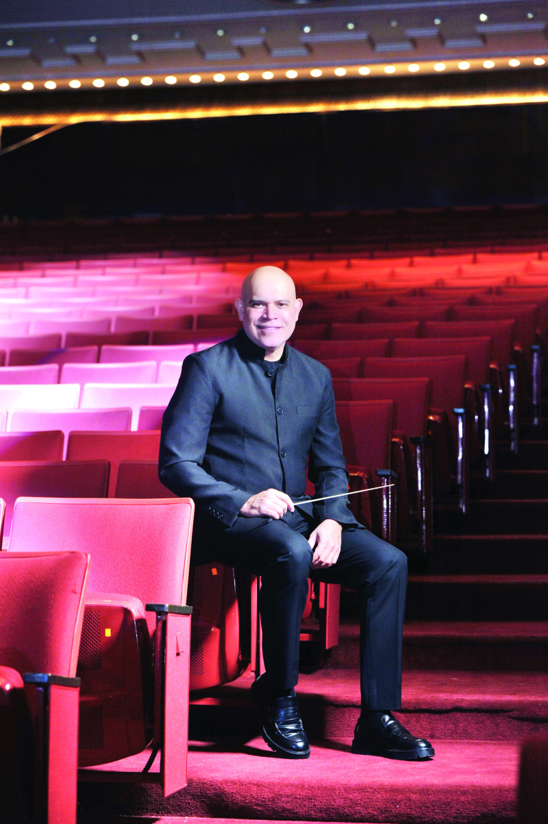 El músico Amaury Sánchez, director de la Orquesta Filarmónica de Santo Domingo.