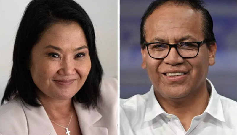 Keiko Fujimori y Roberto Sánchez se enfrentarán en la segunda vuelta de las elecciones en Perú el 7 de junio de 2026.