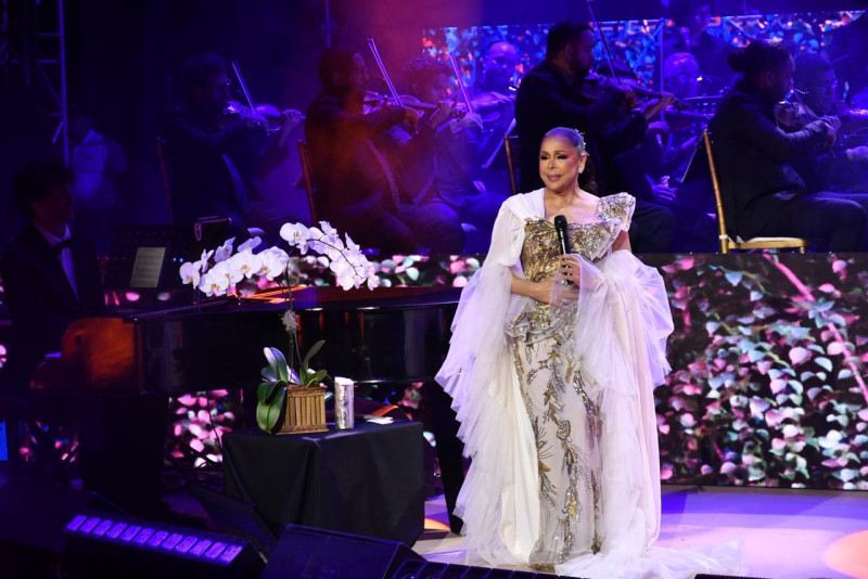 Isabel Pantoja logró una conexión especial con el público dominicano en el anfiteatro de Chavón.