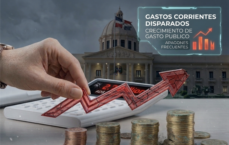 Los gastos corrientes en el actual gobierno se han disparado hasta superar la cifra de un trillón de millones cuatrocientos siete mil millones de pesos.