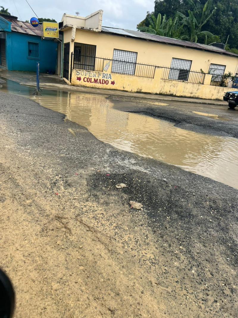 Calles de Pimentel en mal estado