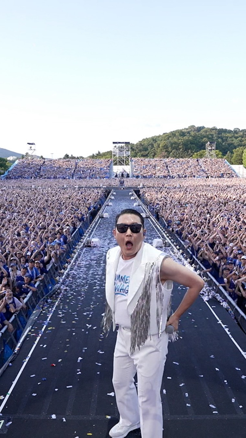 El cantante surcoreano PSY, cuyo nombre real es Park Jae-sang.