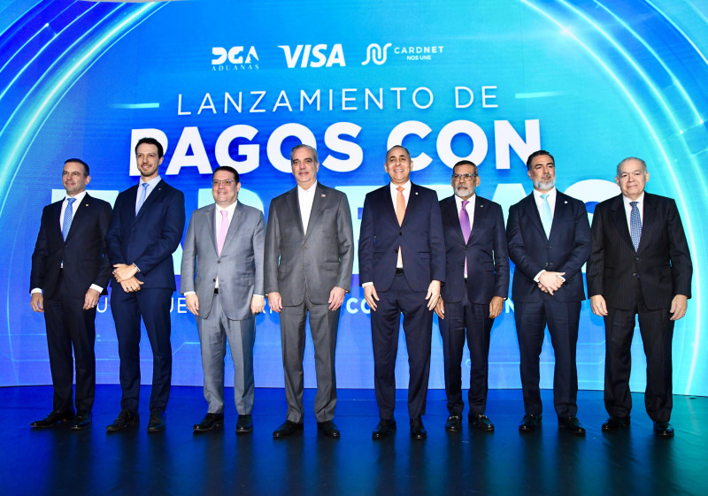 Presidente de la República, Luis Abinader, encabeza lanzamiento de la plataforma de “Pagos con Tarjetas de Crédito y Débito".