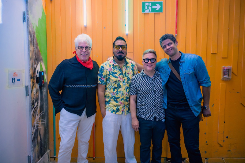 La agrupación Transfusión está integrada por Héctor Aníbal Estrella, Rigoberto Zapata, Alfio Lora y Jean Pimentel.