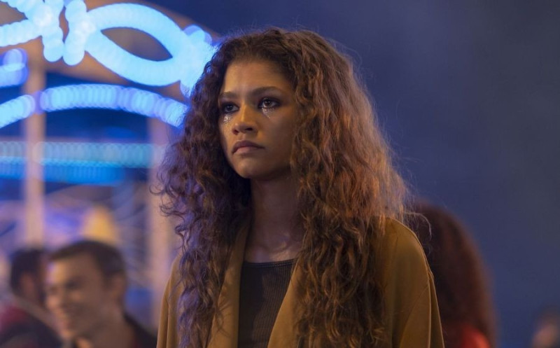 Zendaya en el papel principal de la serie "Euphoria".