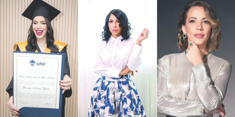 Hony Estrella obtuvo a los 40 años su licenciatura en ciencias políticas, La Condesa se graduó de abogada a los 46 años y Karina Larrauri se graduó a los 47 años de edad.