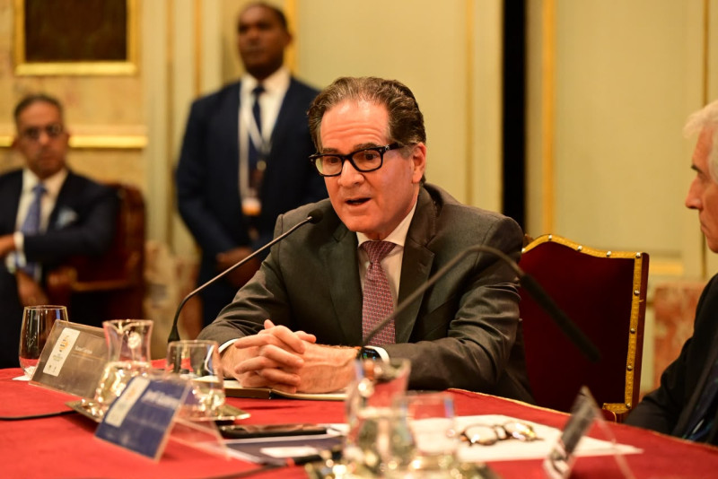 El empresario Manuel Corripio Alonso habla dentro Foro Iberoamericano Funglode 2026.