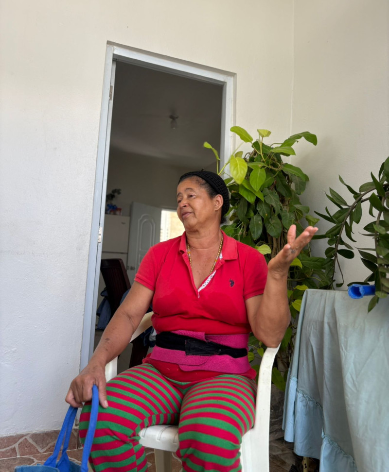 Mirian Almonte denunció que no ha podido comunicarse con su hijo luego de ser apresado durante allanamiento.