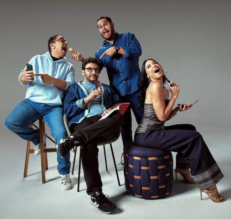 Elías Serulle, María Angélica Ureña, Juan Carlos Pichardo y Luis José Germán.