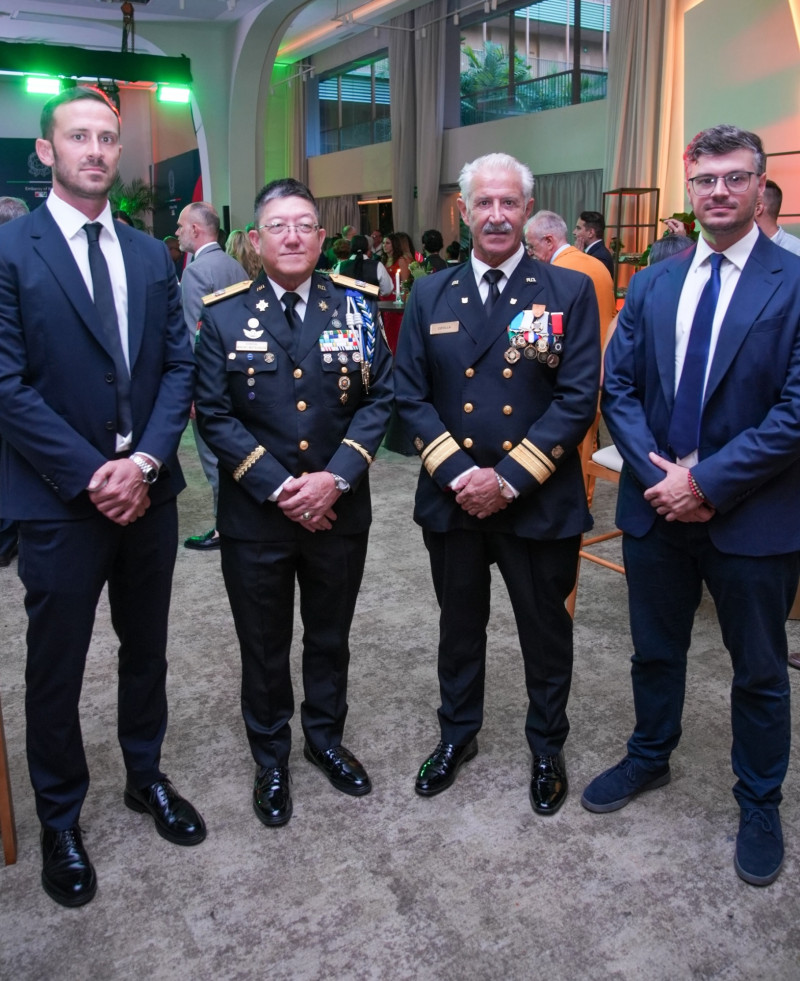 Valerio Cipolla, Minoru Matsunaga, Sergio Cipolla y Luca Cipolla