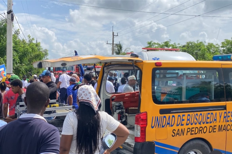 Al menos 18 personas resultaron heridas en accidente registrado en carretera Hato Mayor- San Pedro