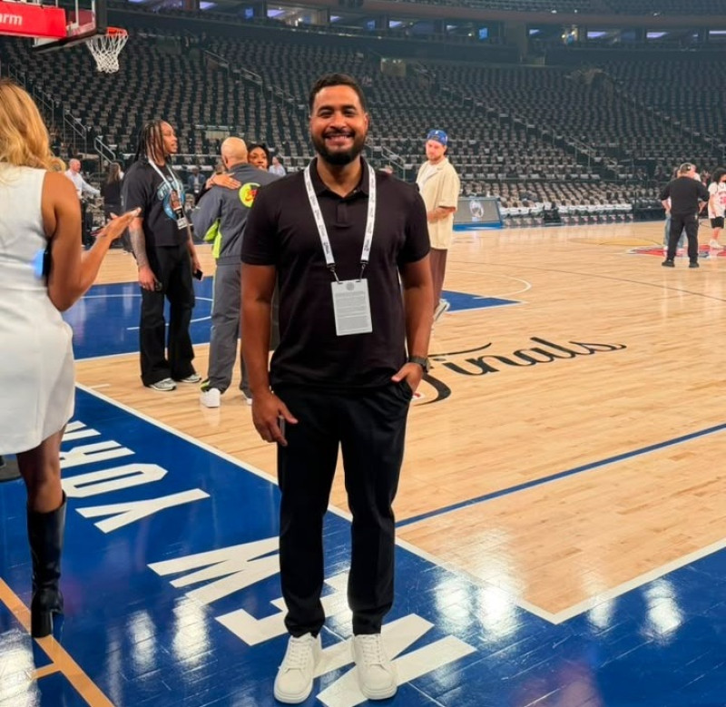 Jorge Mota en el Madison Square Garden.