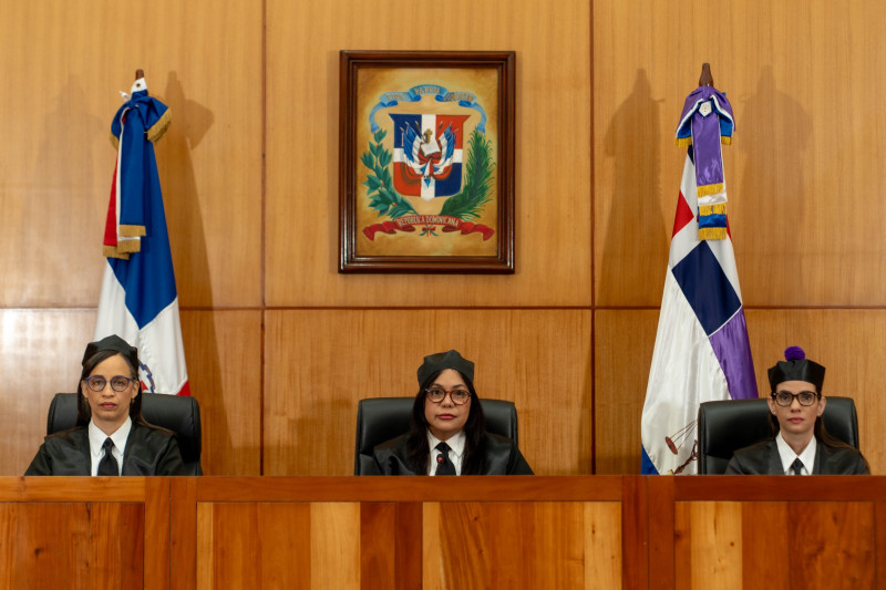 Las magistradas Esmirna Gisselle Méndez Álvarez, Tania Yunes Sánchez y Jissel Naranjo Tejada.