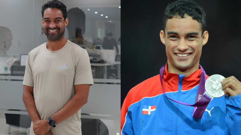 Luguelín Santos ganó medalla de plata en los Juegos Olímpicos de Londres del 2012.