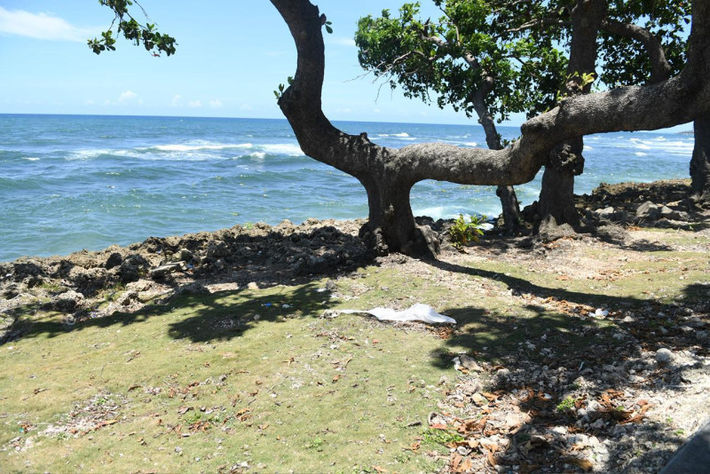 Malecón de Santo Domingo, a escasos metros de calle Socorro Sánchez, lugar donde fue hallado el cuerpo de Esperanza Santana Montes de Oca.