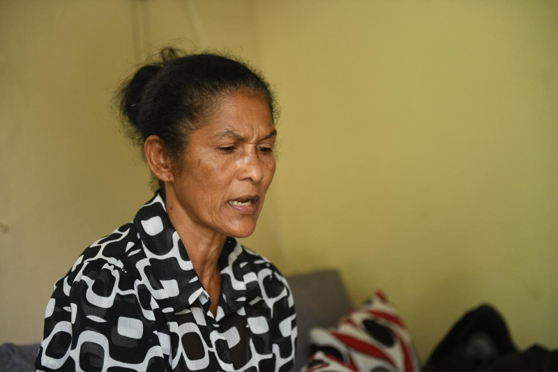 Teodora Sánchez sufre la muerte de su hija, Nancy Sánchez Gálvez, víctima de feminicidio.