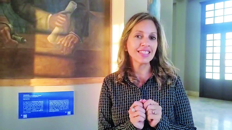 María Belissa Ramírez,directora del Museo del Monumento de la Restauración.