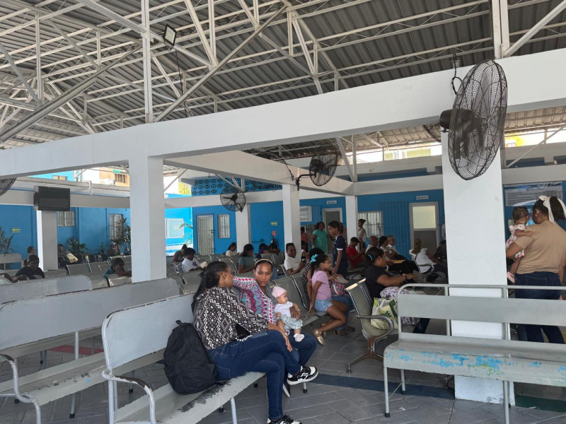 Puesto de Vacunación del Centro Sanitario de Santo Domingo.
