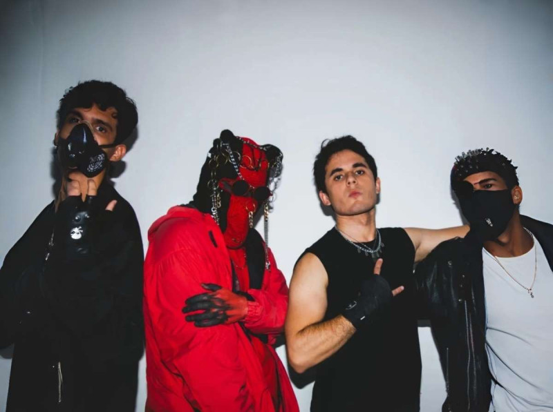 Integrantes de la banda de rock venezolana Van Der Dijs.