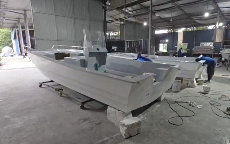 Prototipo de lancha pesquera