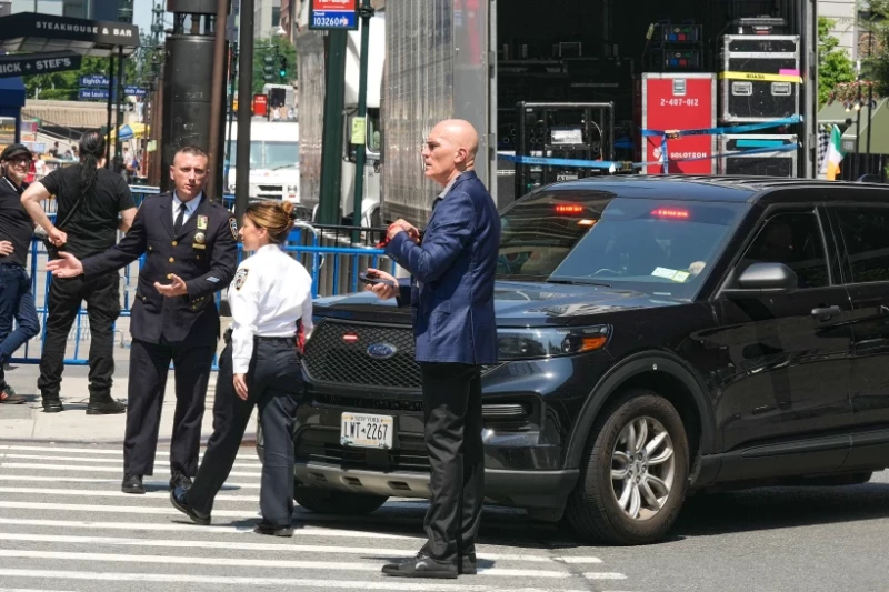 Presencia policial en el Madison Square Garden de Nueva York el 1 de julio de 2026.