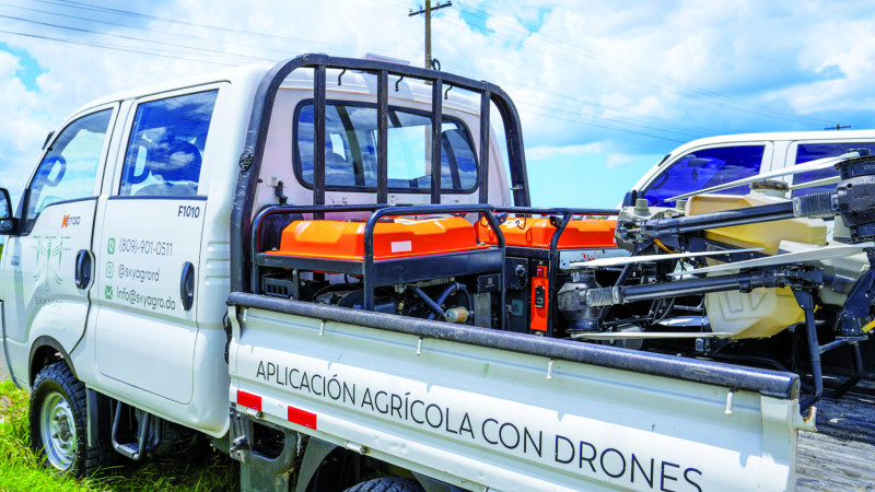 Los drones, por su tamaño, son transportados en camiones.