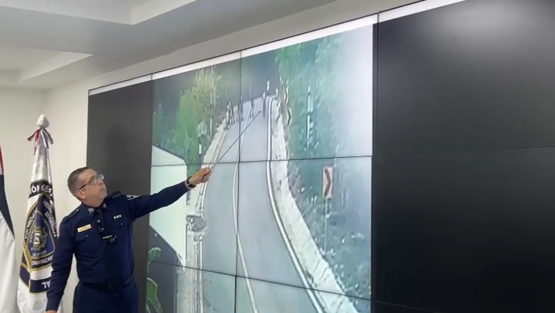 Diego Pesqueira muestra video de accidente en El Seibo