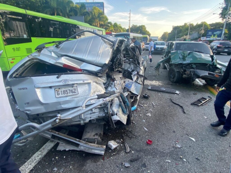 Entre 15 y 20 pacientes lesionados en accidentes de tránsito llegan diariamente al Hospital Regional Ángel María Gatón en San Francisco de Macorís.