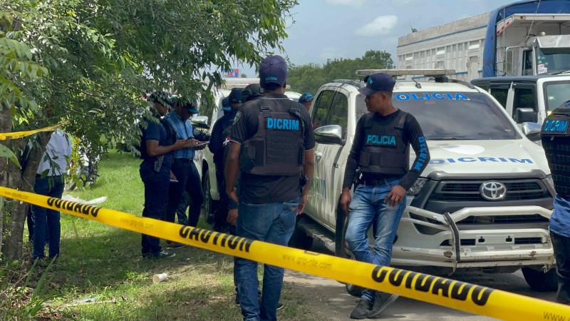 Agentes del Dicrim mientras investigan los casos.