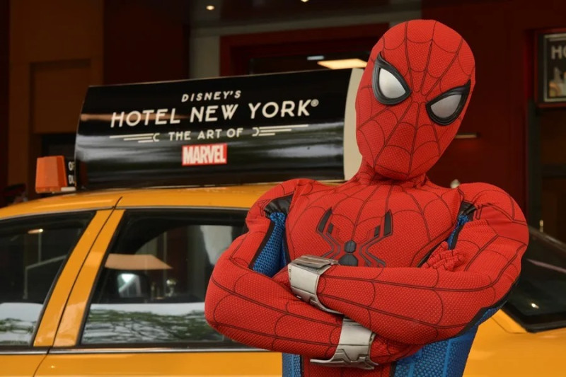 Fotografía de archivo de una animación de Spiderman.
