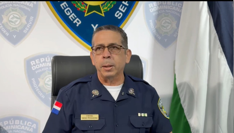 El vocero de la Policía Nacional, Diego Pesqueira.