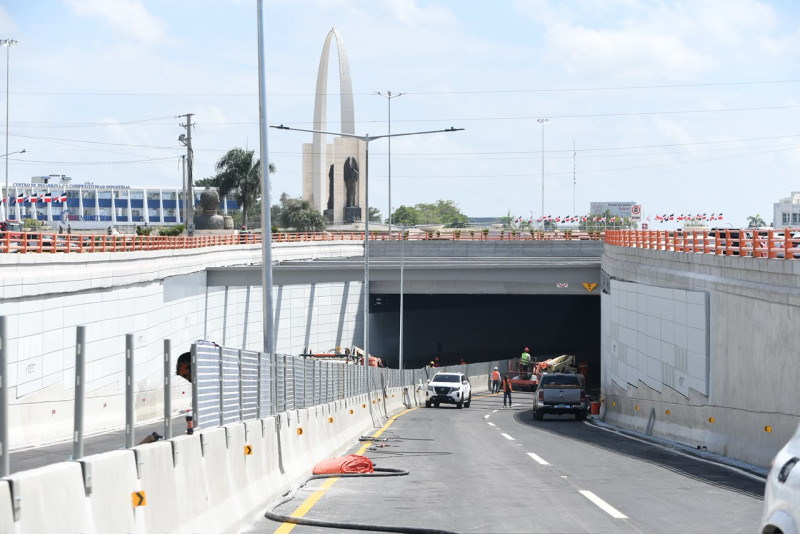 Así está el túnel de la Plaza de la Bandera