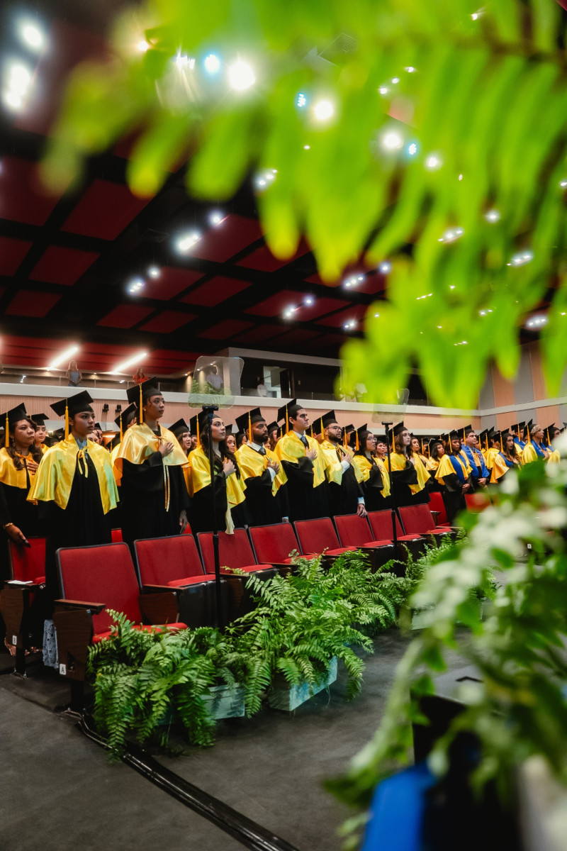 parte de los graduandos.