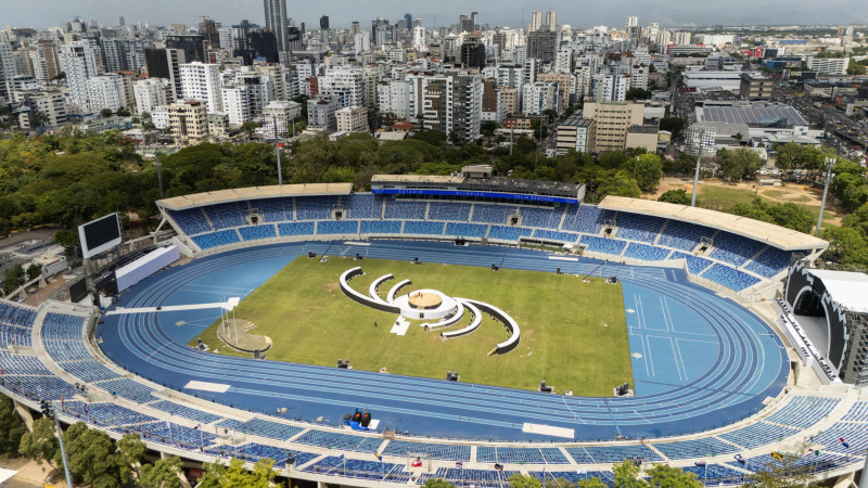 El Estadio Olímpico Félix Sánchez está listo para la inauguración de los Juegos Centroamericanos y del Caribe Santo Domingo 2026.