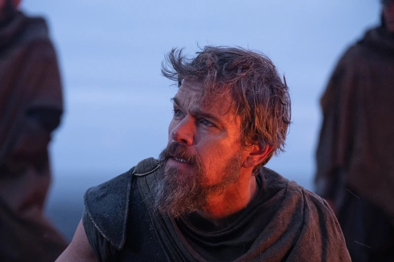 Esta imagen, difundida por Universal Pictures, muestra a Matt Damon, en el papel de Odiseo, en una escena de “La Odisea”.