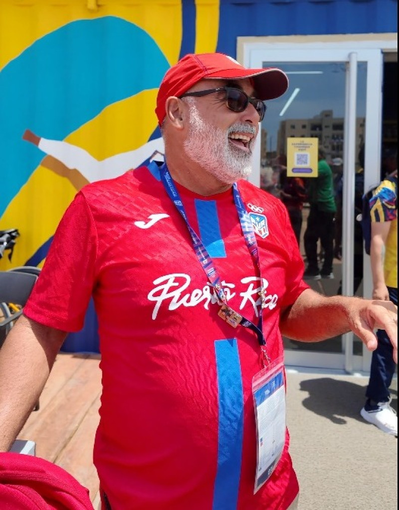 Ramón Cacho, entrenador de natación de Puerto Rico.