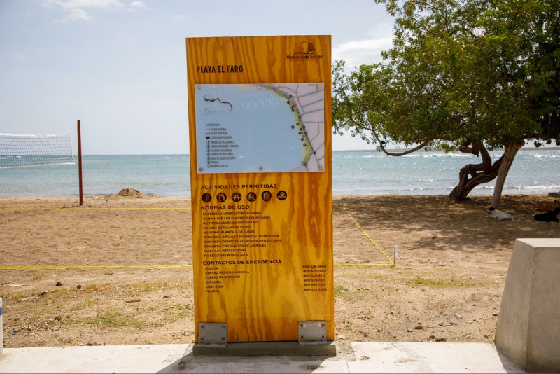 Playa El Faro, en San Pedro de Macorís.