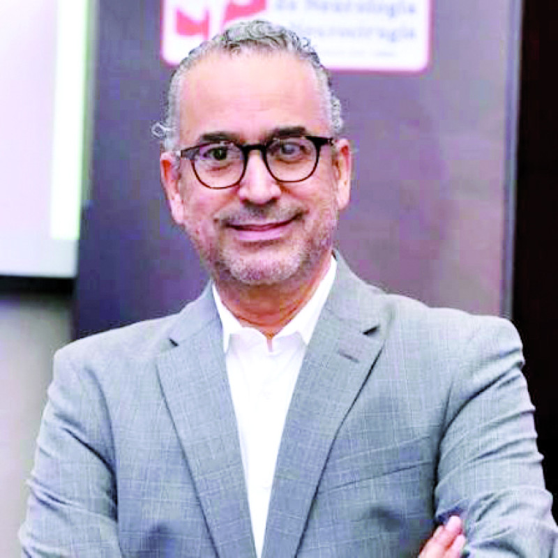 Ramón De León Berras, presidente de la Sociedad Dominicana de Neurología y Neurocirugía.