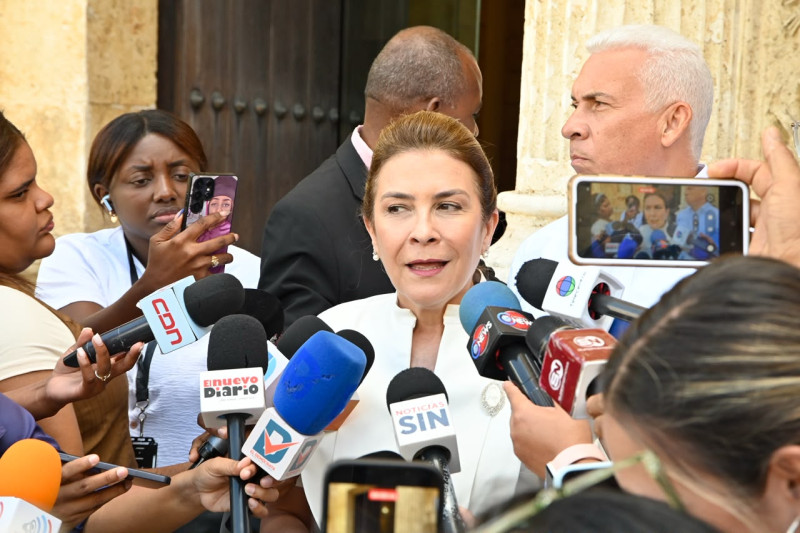 La alcaldesa del Distrito Nacional, Carolina Mejía, destacó los logros de su gestión.