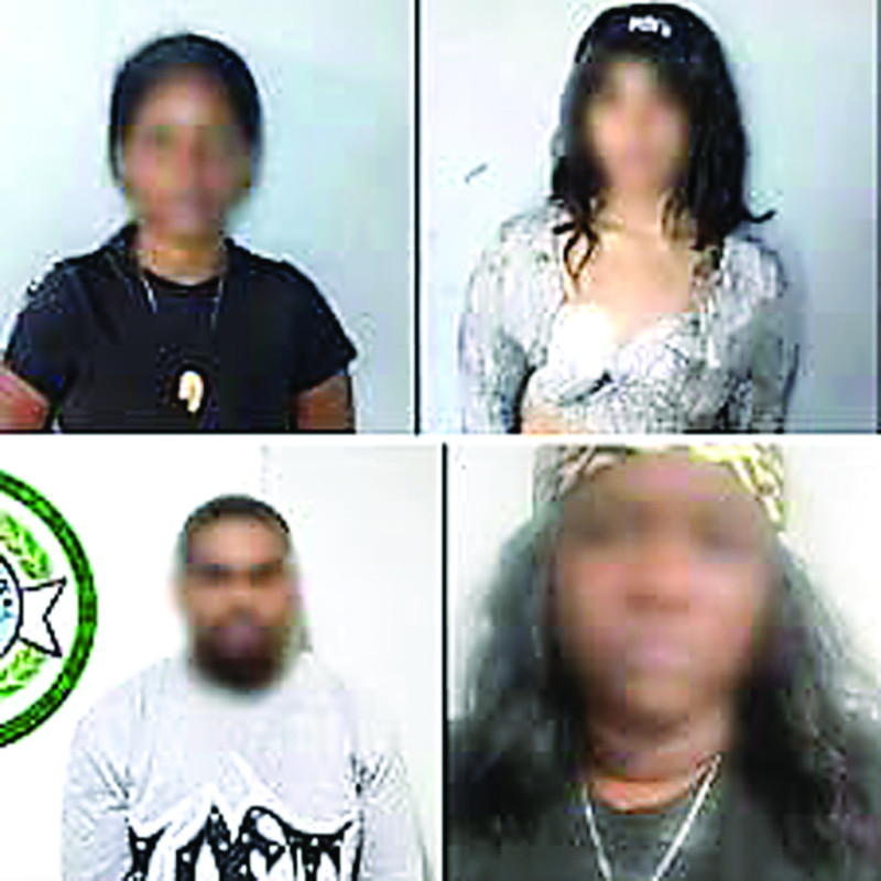 Imputados en el presunto fraude electrónico contra el cabildo de Santiago.