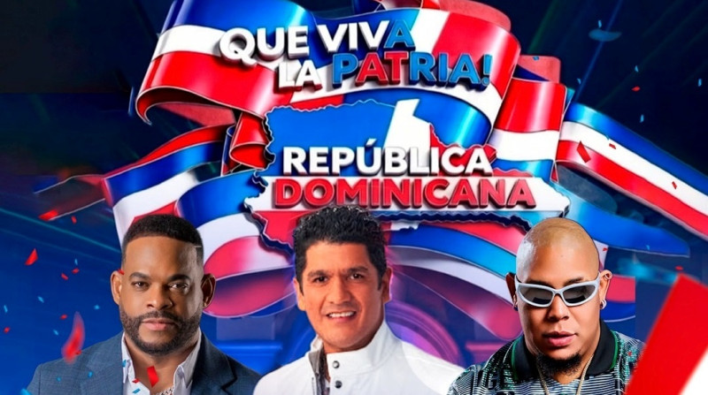 Yiyo Sarante, Eddy Herrera y Bulin 47 se presentarán en San Juan de la Maguana como parte de la plataforma "Qué viva la Patria".
