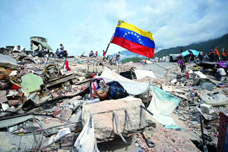 Venezuela afectada por terremotos.