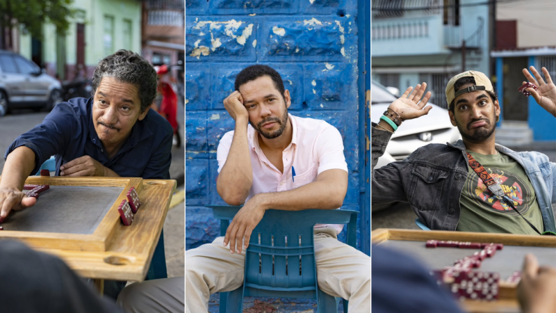 De izquierda a derecha: Gilberto Hernández, Richarson Díaz y Miguel Oniel.