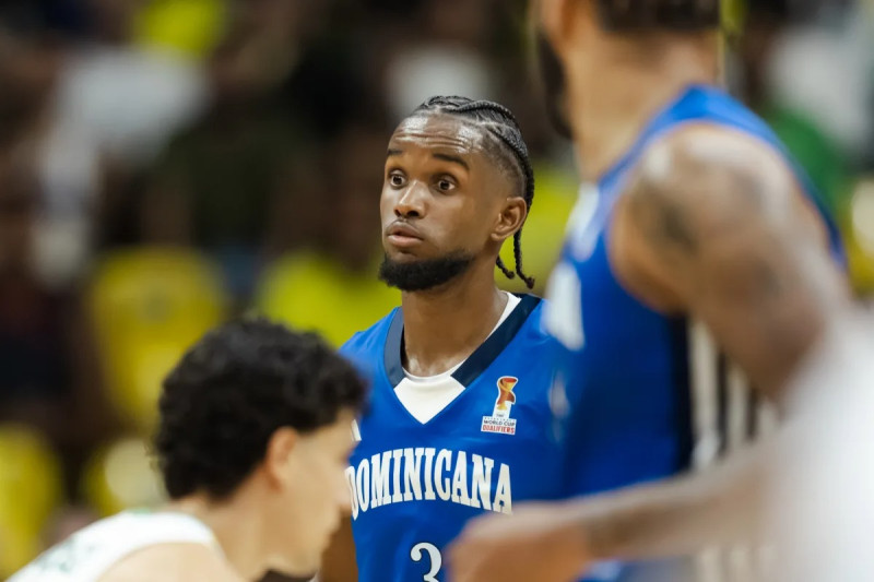Jean Montero consiguió 30 puntos para liderar la ofensiva dominicana en el triunfo sobre Brasil en la ventana de la FIBA, el 27 de agosto de 2026.