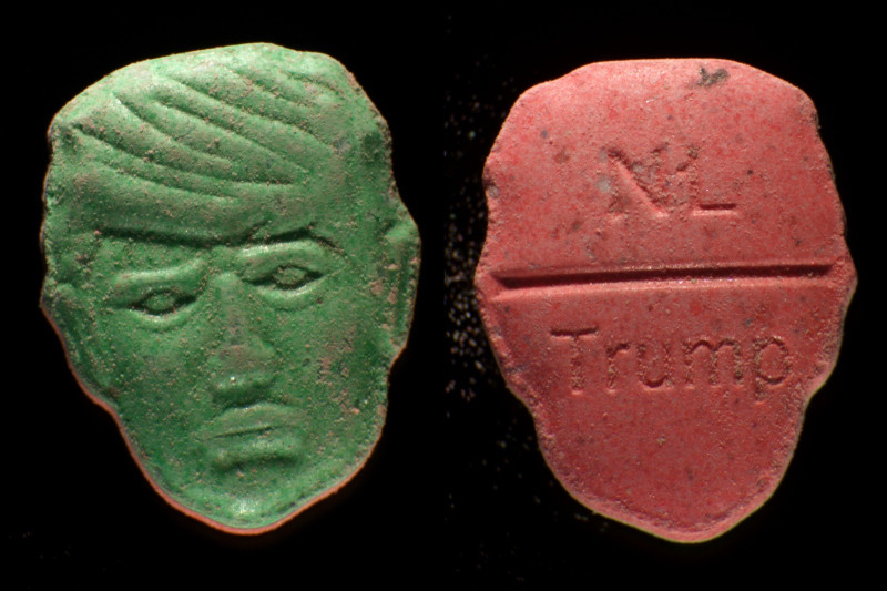 Pastillas con forma de Trump