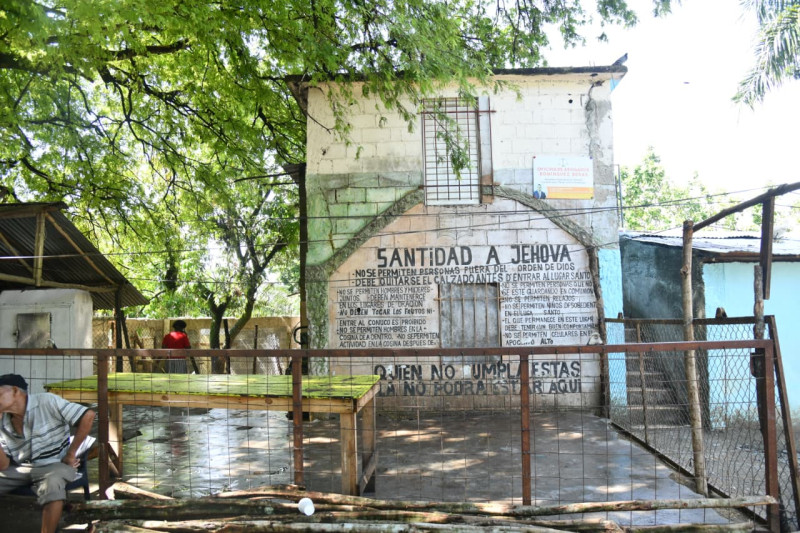 Edificación donde estaban los niños y niñas que estaban dentro de la Fundación Restaurando Vida, un Muerto que Revive.