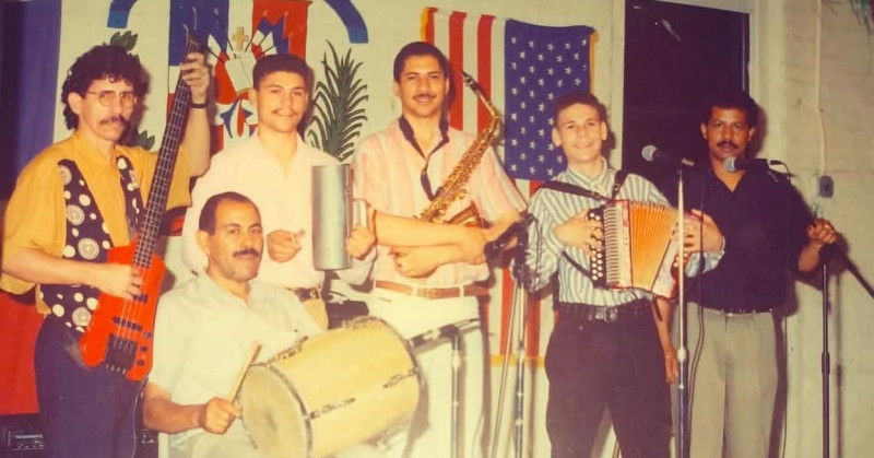 Krency García "El Prodigio" en su adolescencia comenzaba a destacar en la música típica.