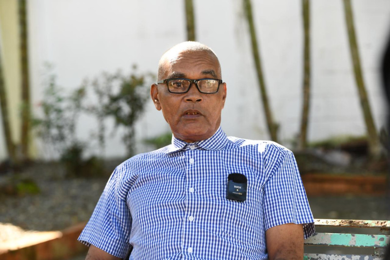 José Luis Peña Polanco, comunitario de La Raíz y representante del Comité Pro Desarrollo de las comunidades El Copey, Los Martínez y La Raíz. RAÚL ASENCIO/LD